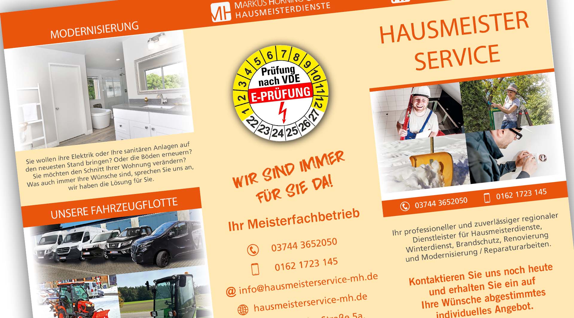 Hausmeisterservice Flyer